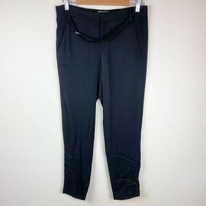 Helmut Lang Straight Leg Belted Pant - Black